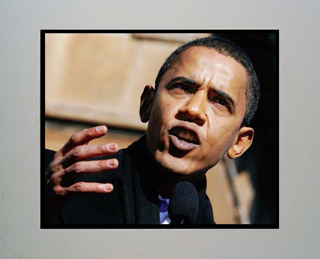 Picture of Encore Select M2-obama1 Barack Obama Speech Mat - 11 x 14 in.