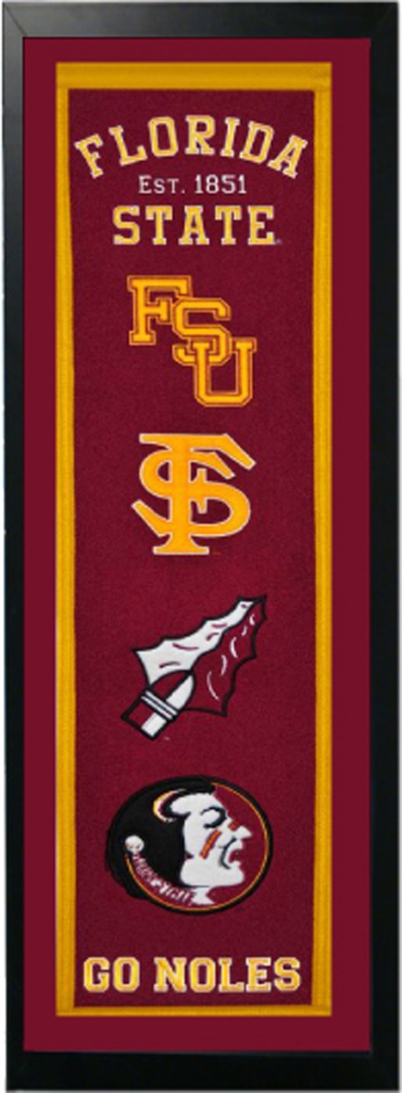 Picture of Encore Select 109-18 Florida State Logo History Felt Banner - 14 x 37 in.