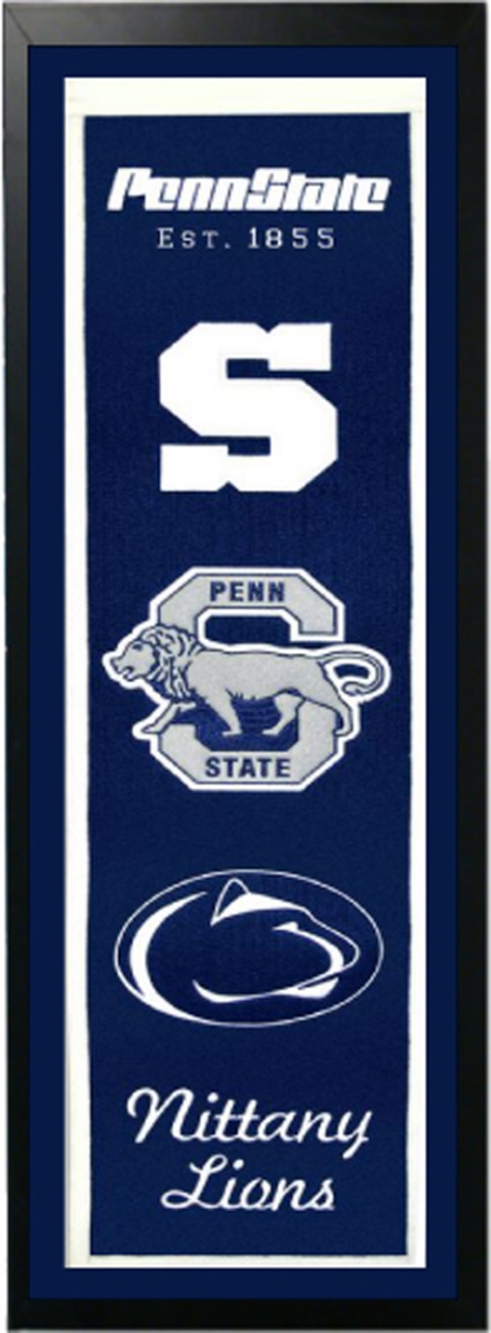 Picture of Encore Select 109-22 Penn State Logo History Felt Banner - 14 x 37 in.