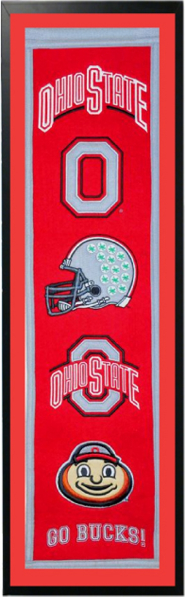 Picture of Encore Select 109-51 Ohio State Logo History Felt Banner - 14 x 37 in.