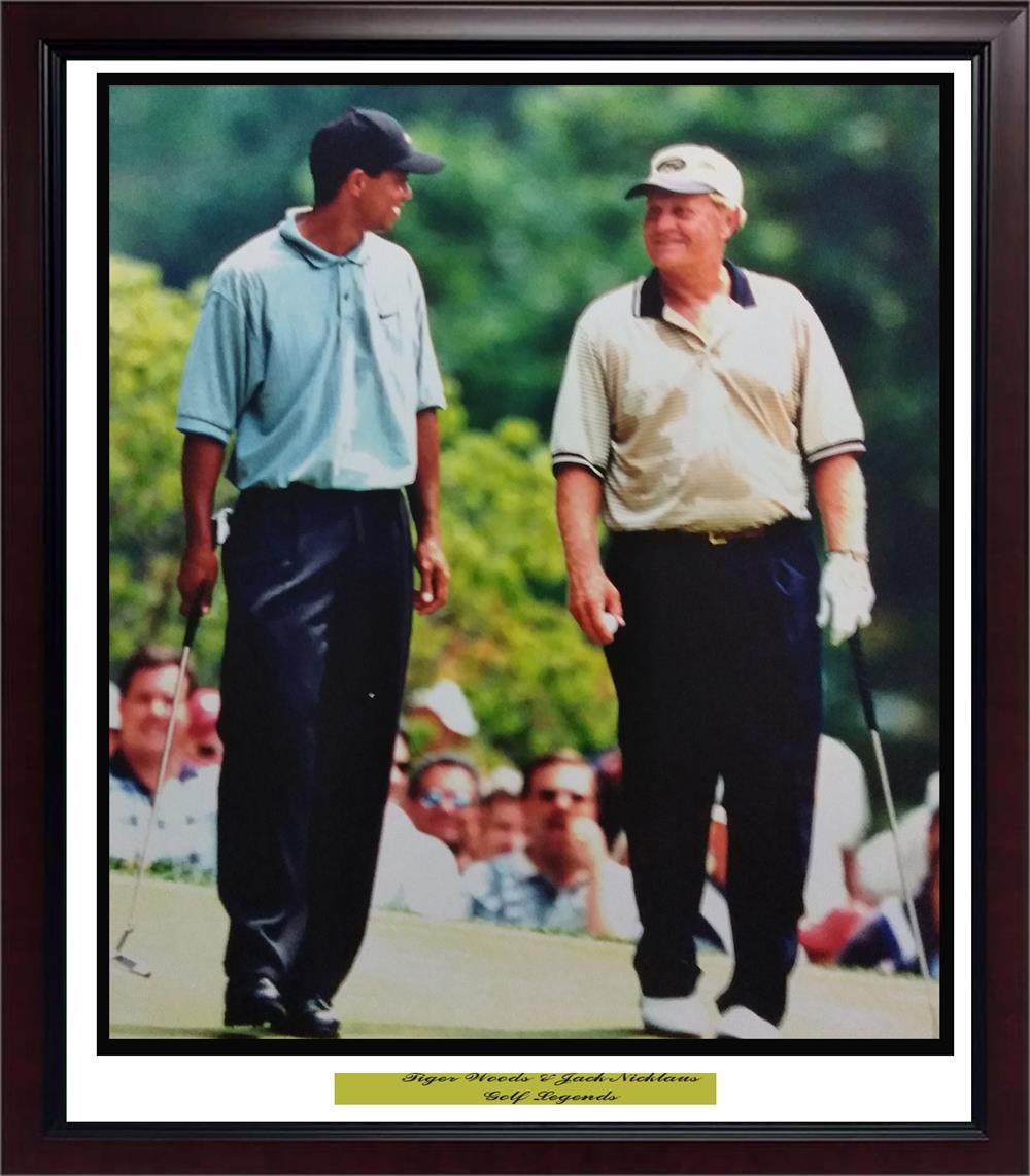 Picture of Encore Select 290-65 Jack Nicklaus & Tiger Woods Photo Frame