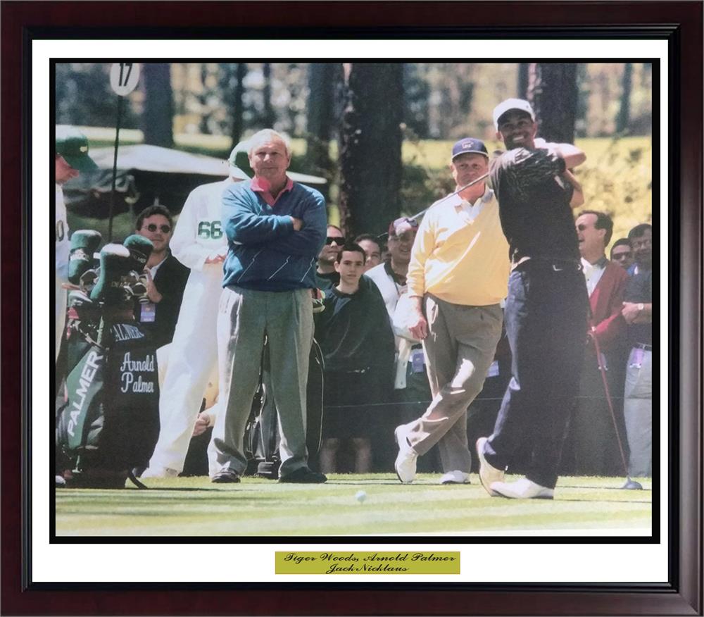 Picture of Encore Select 290-72 Tiger Woods & Arnold Palmer & Jack Nicklaus Photo Frame