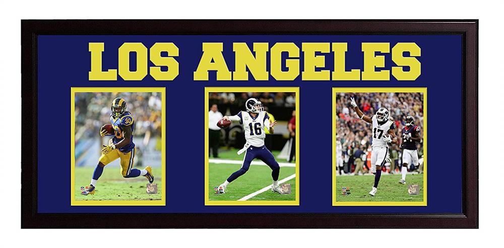 Picture of Encore Select 111-64 Los Angeles Rams Triple Frame - 18 x 30 in.