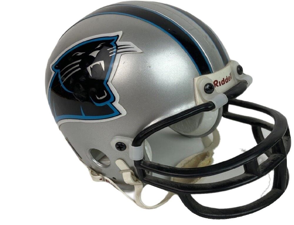166-59 Carolina Panthers mini helmet