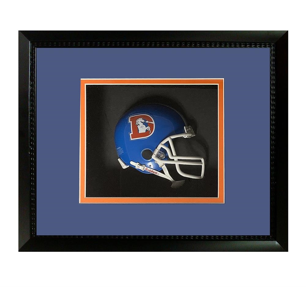 153-70 denver broncos 11x14 shadowbox