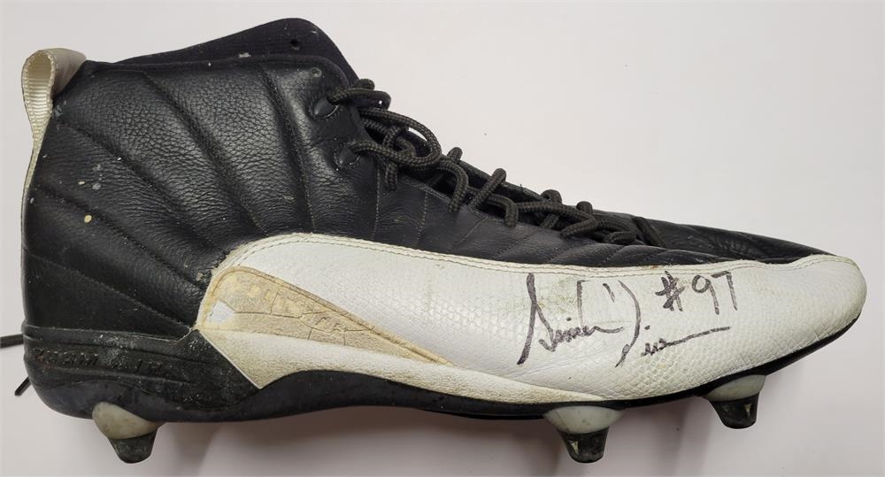 154-71 Simeon Rice autographed game worn cleat