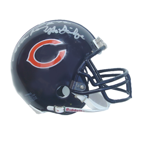 711-FBCHI72 Autographed Miniature Helmet - William Perry