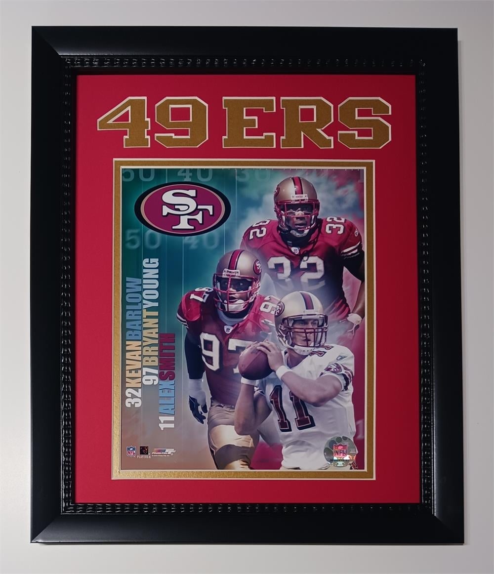161-09 San Francisco Football Big Three 11x14 Frame