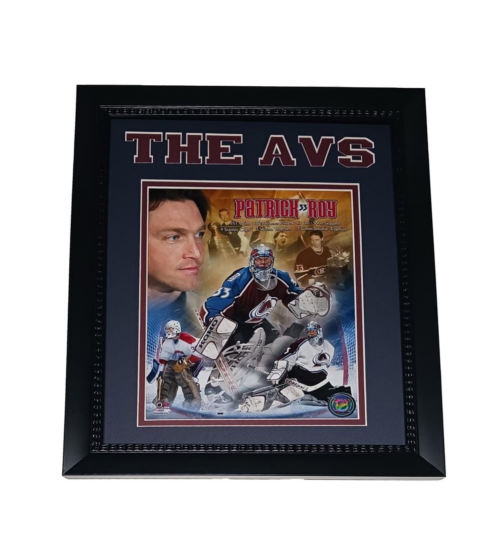 162-76 Colorado - Hockey Patrick Roy 11x14 Frame