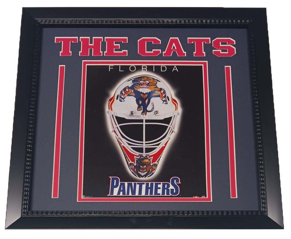 153-02 Florida Hockey ' The Cats ' 16x16 Custom Frame