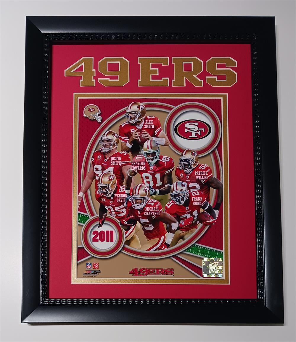 161-11 San Francisco Football 2011 Team 11x14 Frame