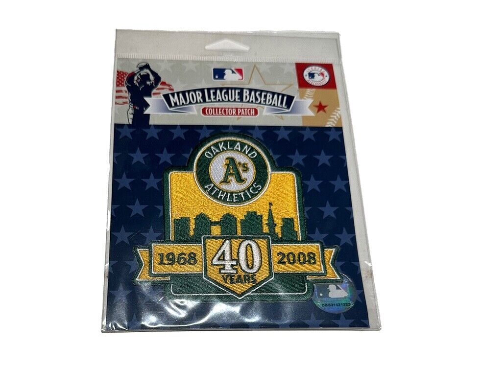 168-76 40th Anniversy Oakland Athletics Logo