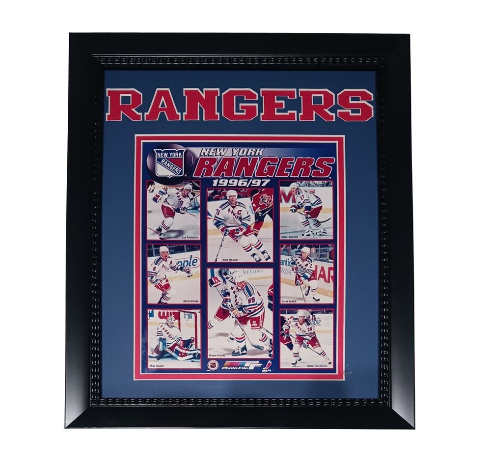 162-54   York - Hockey 1996 - 1997 11x14 Frame