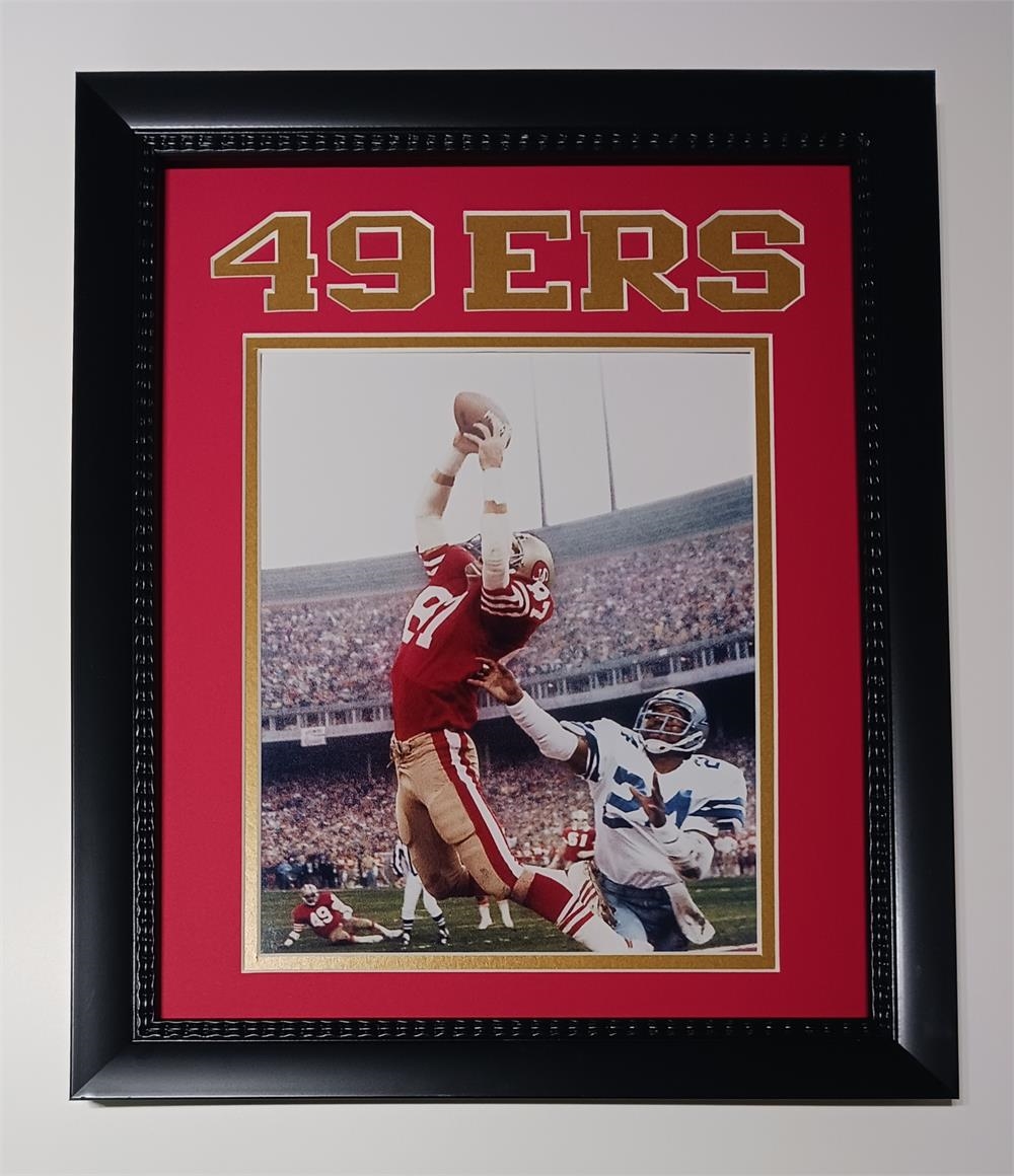 161-16 San Francisco Football Dwight Clark 11x14 Frame