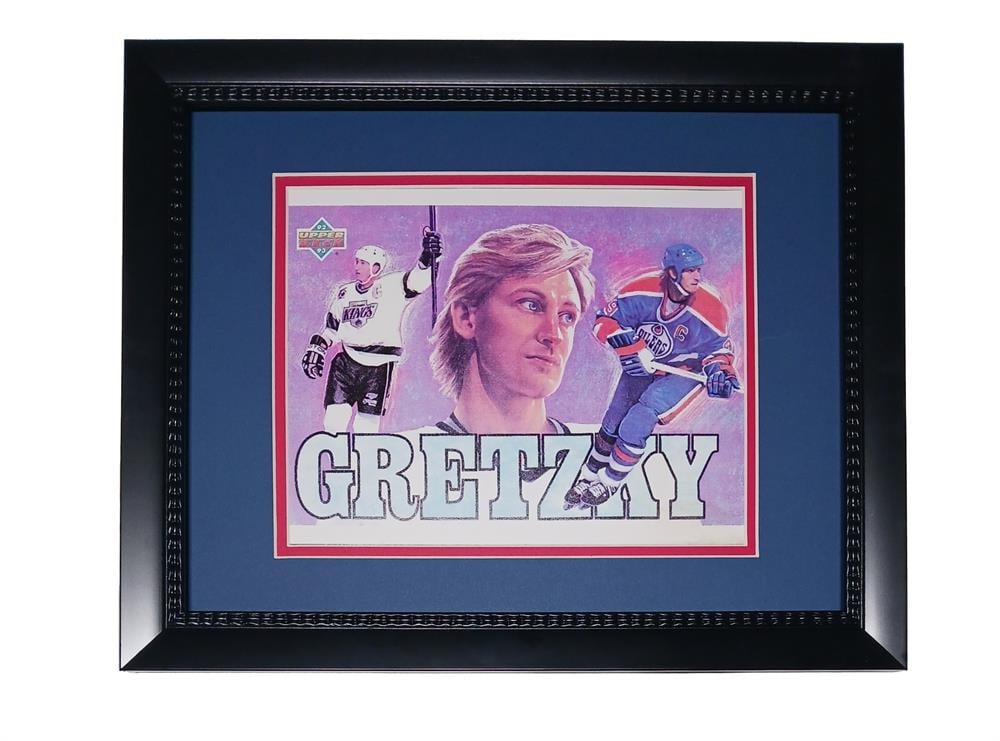 162-53   York - Hockey Wayne Gretzky 14x11 Frame
