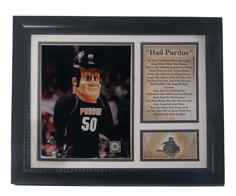 753466161821 Purdue University Fight Song 11x14 Frame