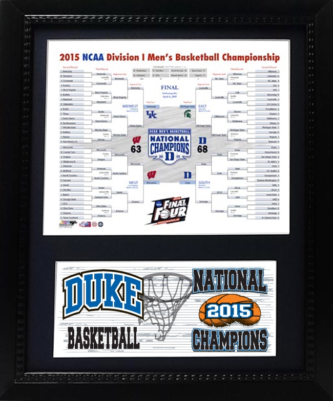 753466144107 11x14 Deluxe Frame - 2015 National Champions Duke University