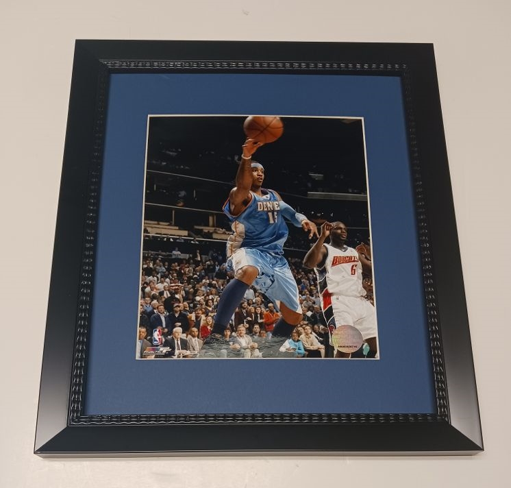 753466152782 Denver Basketball Carmelo Anthony 11x14 Custom Frame