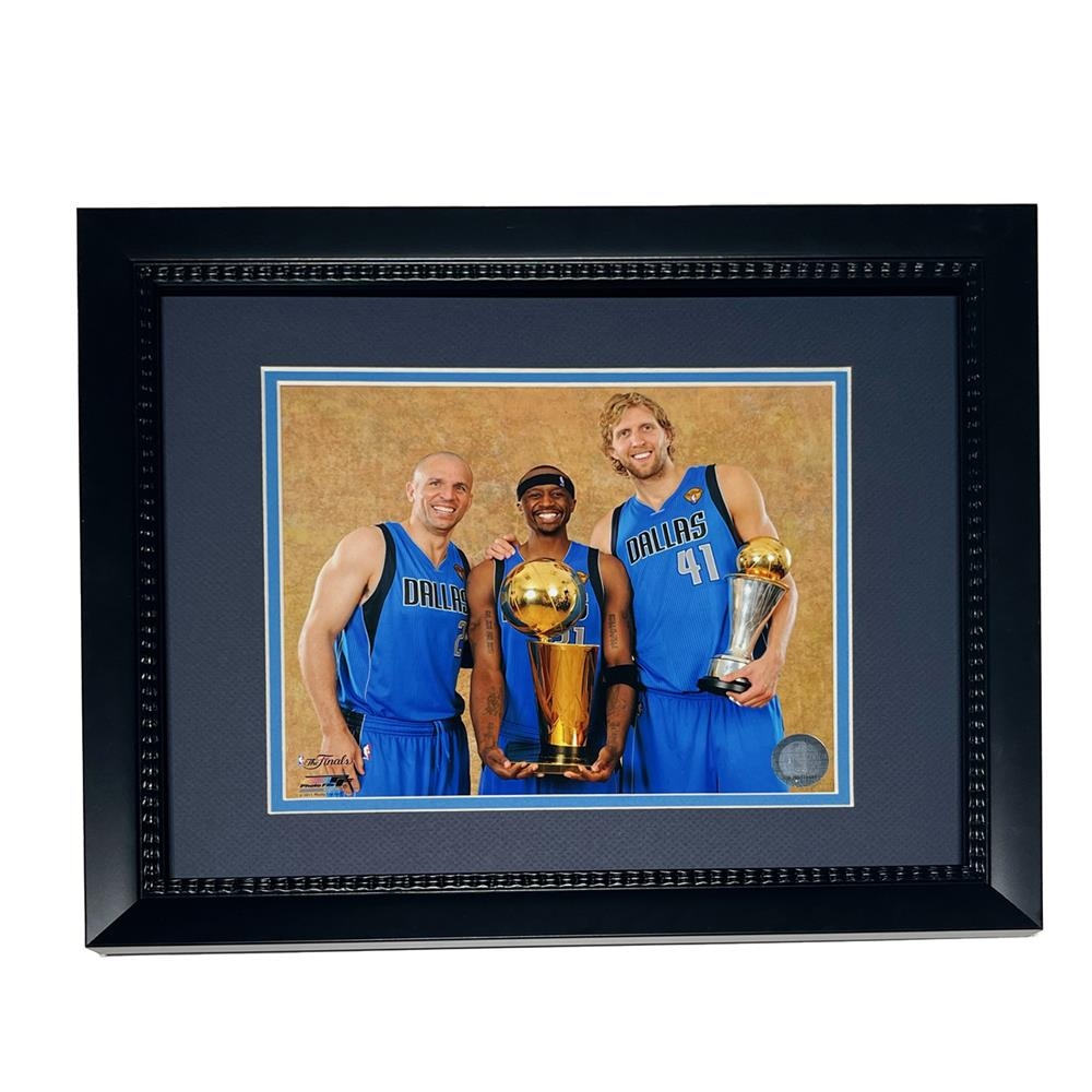 753466163658 Dallas Mavericks Basketball Kidd ,Terry , Nowitzki 11x14 Frame