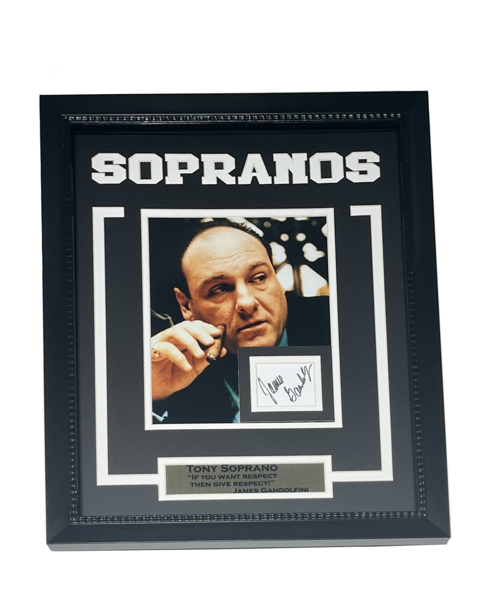 163-99 14 x 18 in. The Sopranos Replica Auto Photo Frame, Black