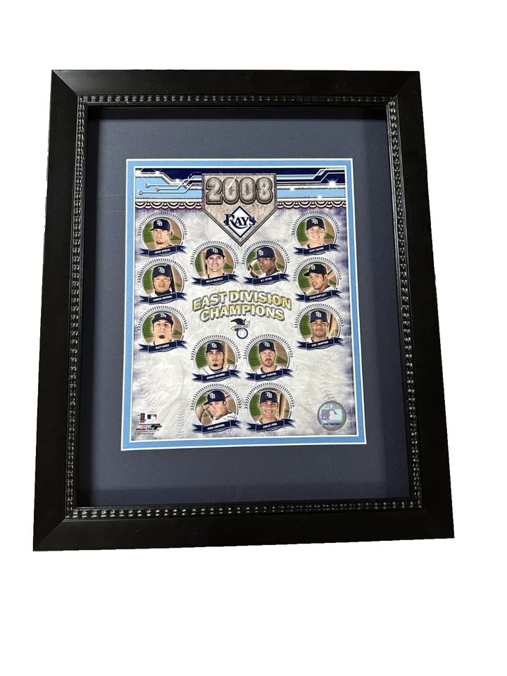EB-256922929261-557492021025 Tampa Bay Baseball 8x10 Framed Photos - 2008 Rays