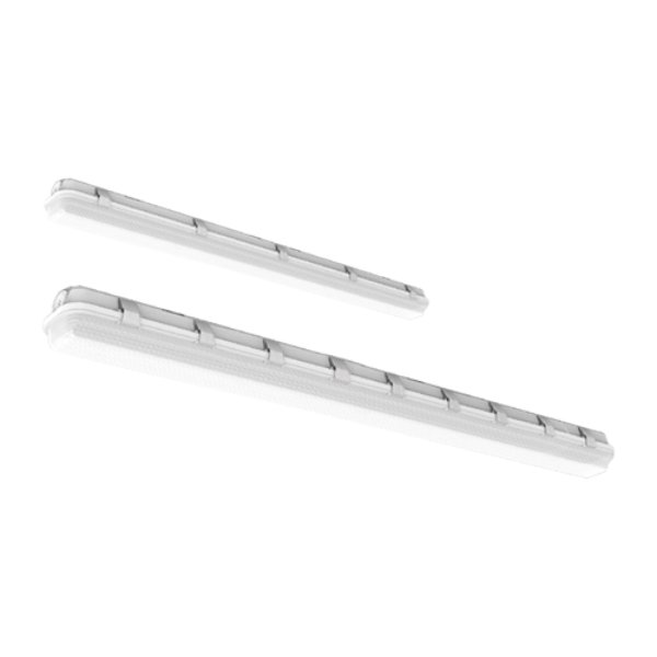4 ft. 50W Vapor-Seal LED Luminaire Light with EM Battery Backup