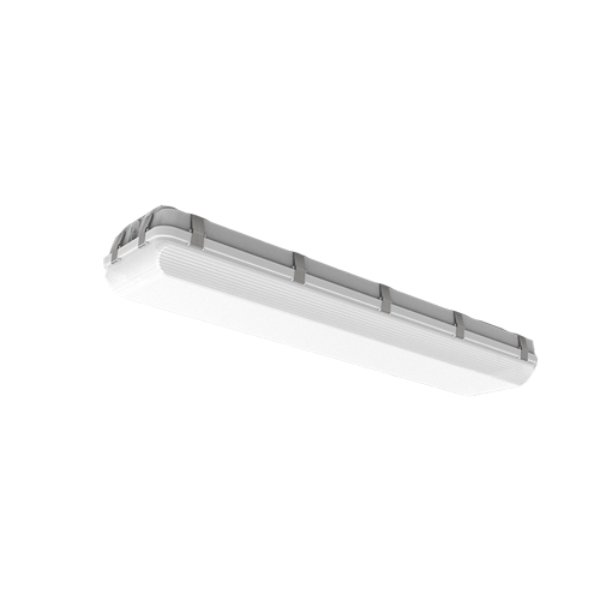 4 ft. 200W Wide Style Vapor-Seal LED Luminaire Light with EM Battery Backup