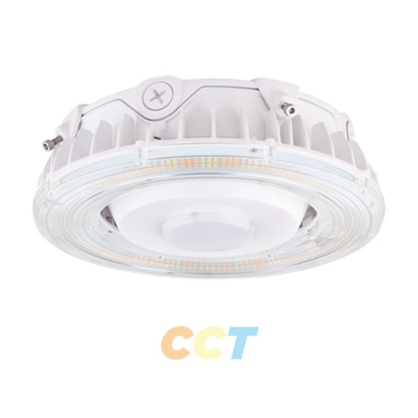 Picture of Portor PT-CAS1-75W-3CCT 75W LED Round Canopy Luminaire Light with CCT Selector