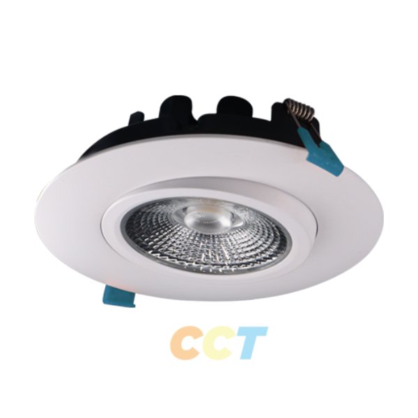 6 in. LED Round Can-Less Gimbal Downlight with CCT Selector