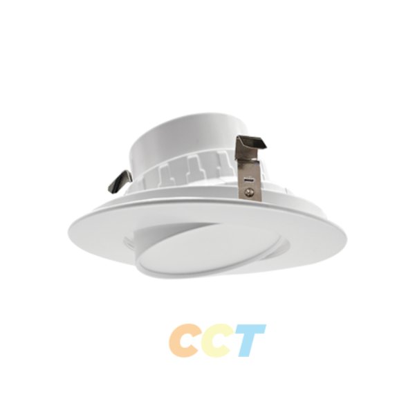 PT-DLR-G-4I-10W-5CCT 4 in. LED Gimbal Retrofit Kit Downlight with CCT Selector