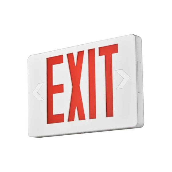 PT-EXL-2-RED Slim Thermoplastic LED Exit Sign