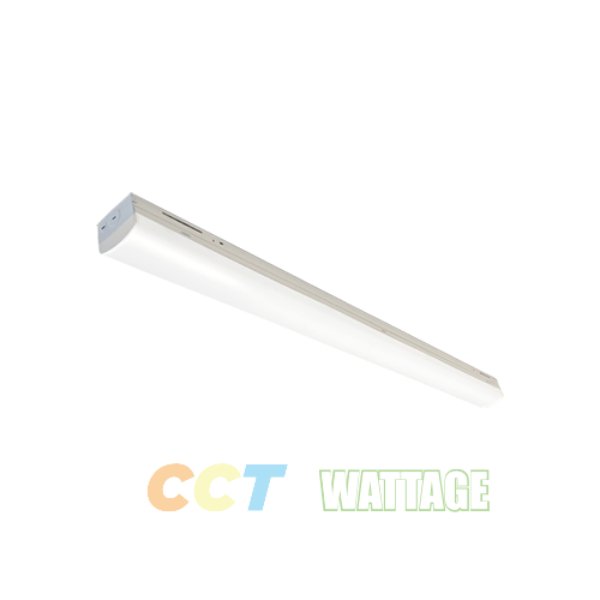 PT-LS1-4F-3CP 4 ft. LED Linear Strip Luminaire Light with CCT & Wattage Selector -  Portor