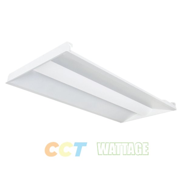 PT-TRO-24-3CP 2 x 4 ft. LED Troffer Light with CCT & Wattage Selector