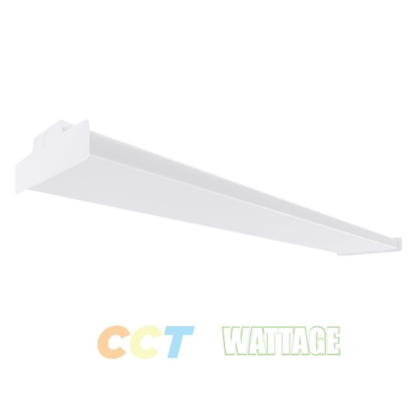 PT-WAFA-4F9I-3CCT 4 ft. LED Wraparound Luminaire Light with CCT & Wattage Selector