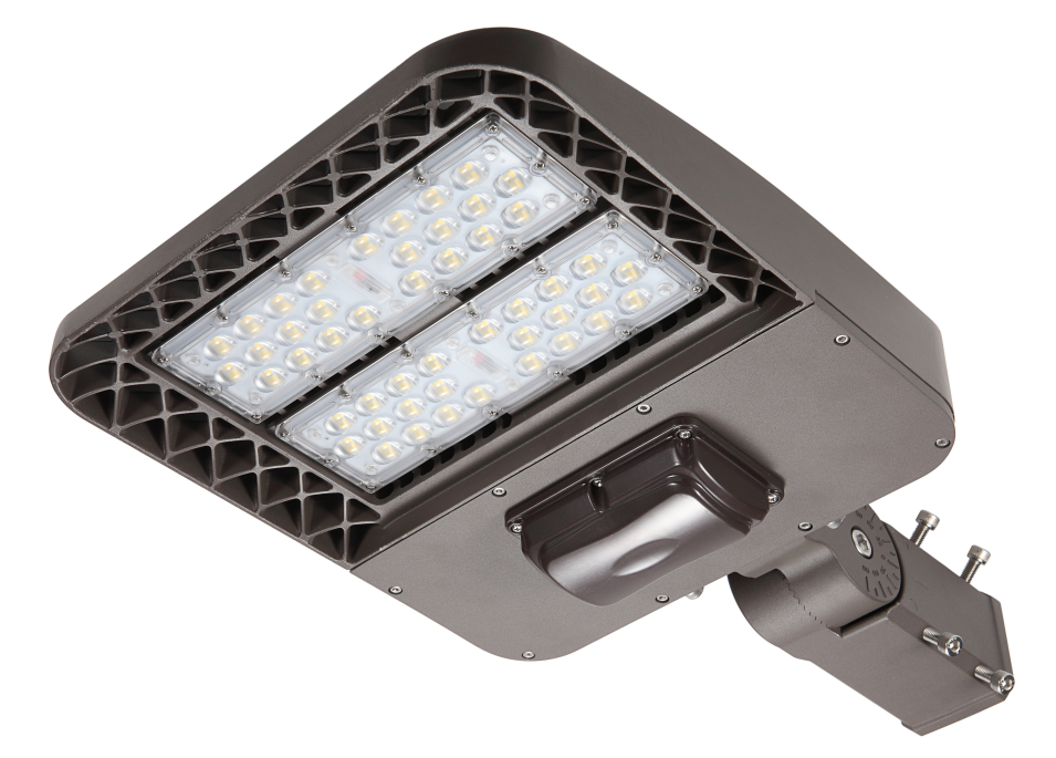 5000K 120-277V & 100W LED Luminaire Area Light, Dark Bronze