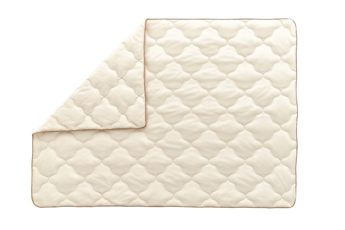 01398034 Superwashed Wool Quilt - Full Size - White