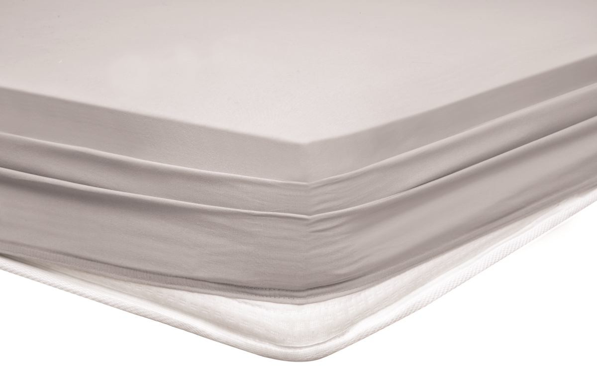 01617657 King Size Penny Fitted Sheet - Gray