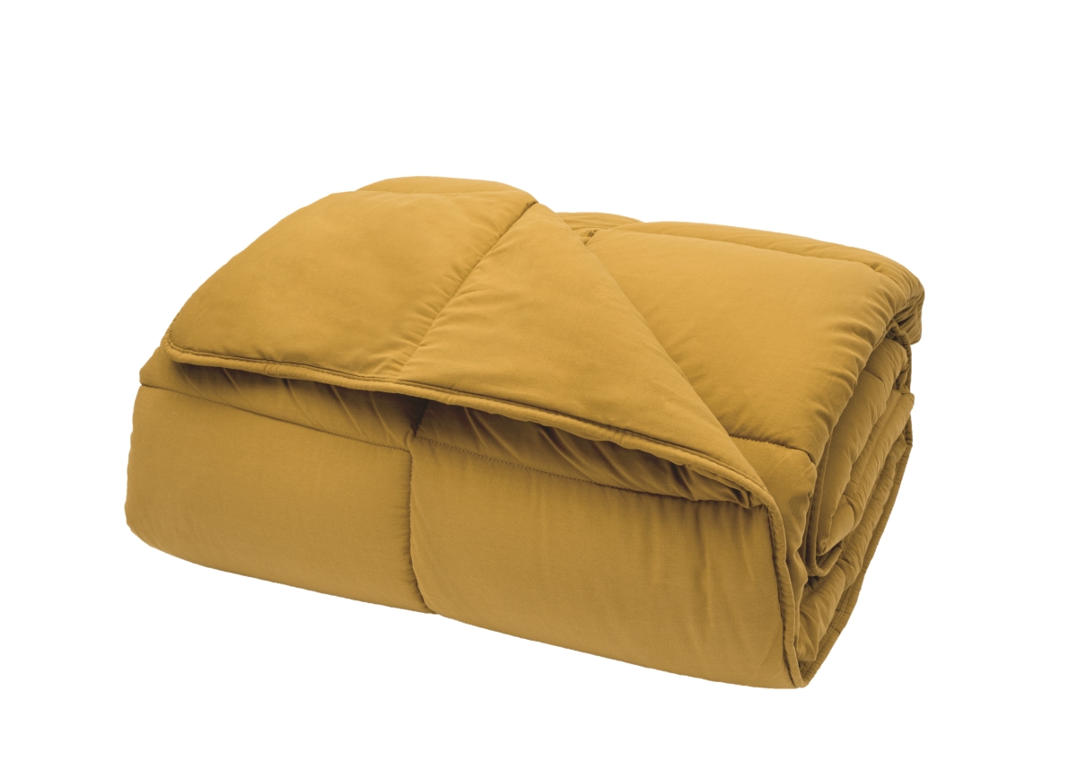 01617574 Queen Size Penny Quilt 300Gr - Saffron