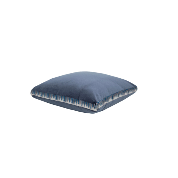 Finch Decorative Pillow - Navy Blue - 18 x 18 in. - Reversible Design