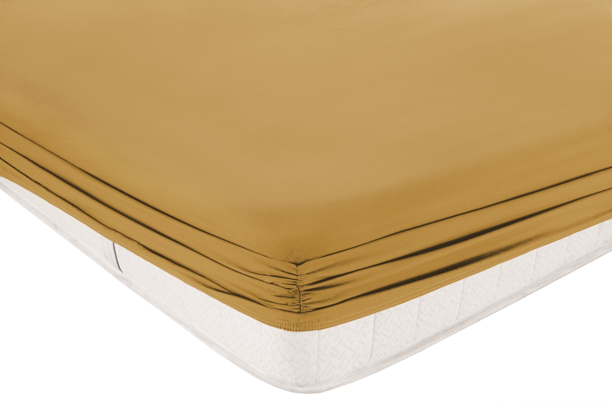 01630742 Queen Size Penny Flat Sheet - Saffron