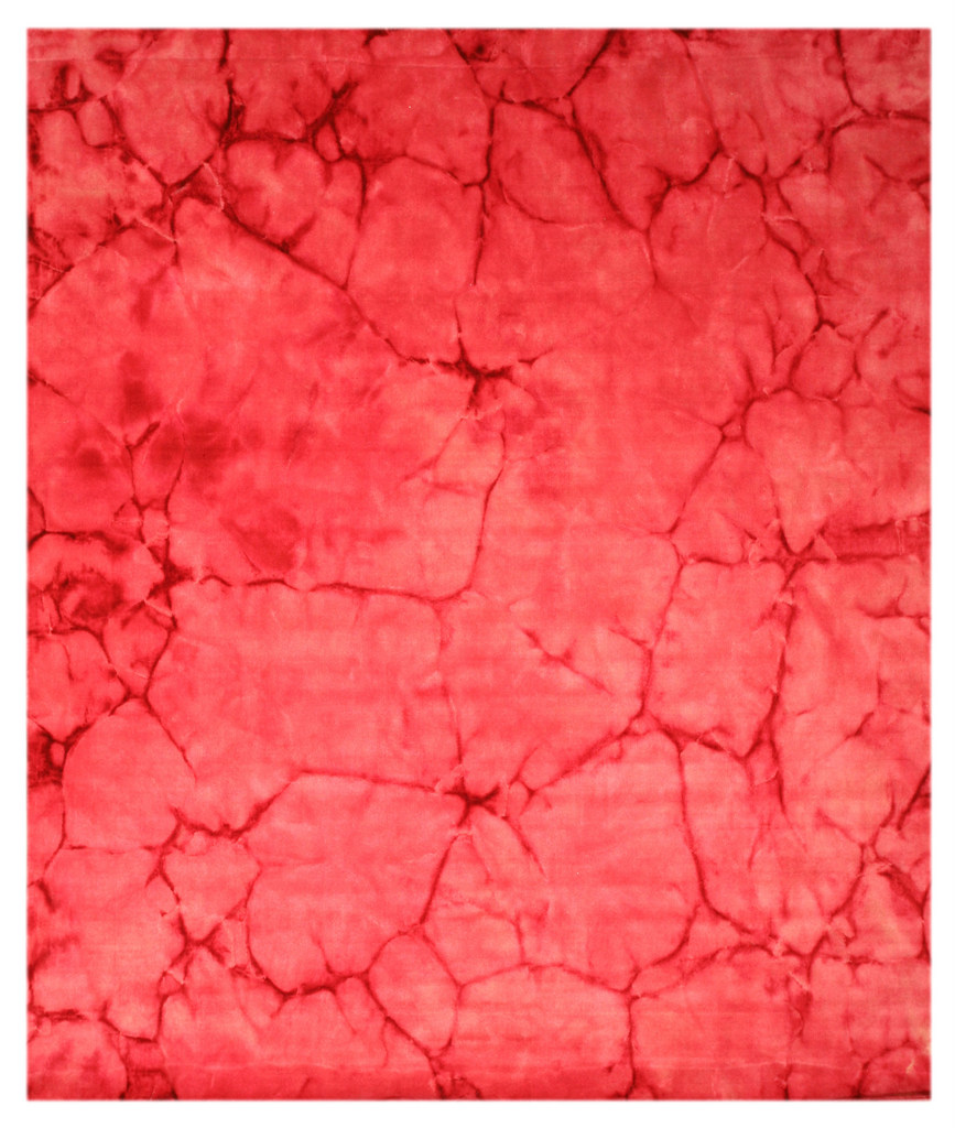 Picture of EORC Eastern Rugs KA102PK3X5 3 x 5 ft. Handmade Wool Pink Contemporary Abstract Dip Dyed Rug