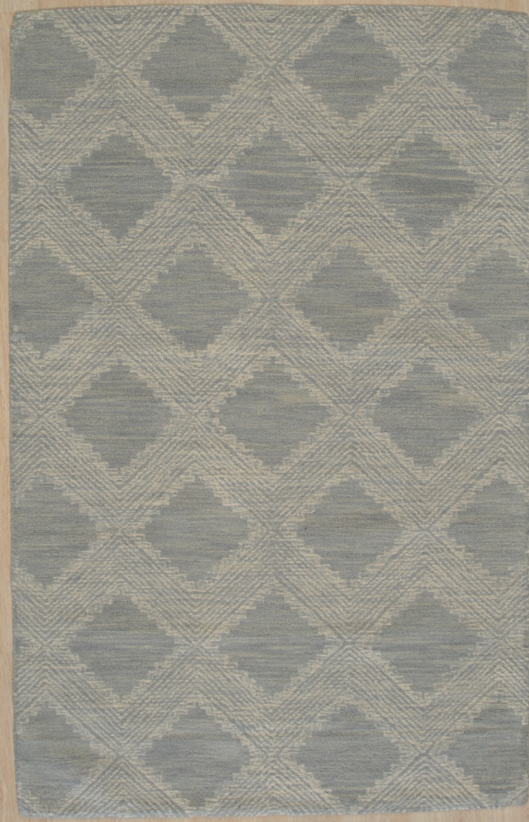 T182LB5X8 5 x 8 ft. Modern Contemporary Weave Area Rug, Light Blue