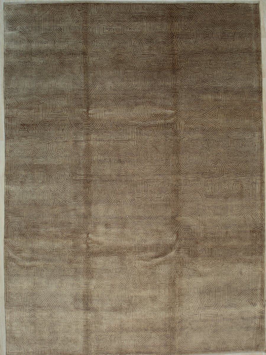 8 x 10 ft. Ningxia Transitional Area Rug - Gold