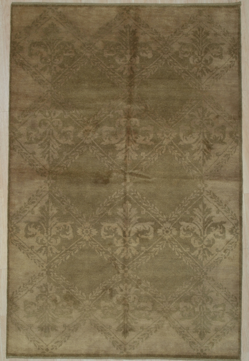 9 x 12 ft. Ningxia Transitional Persian Knot Area Rug - Beige