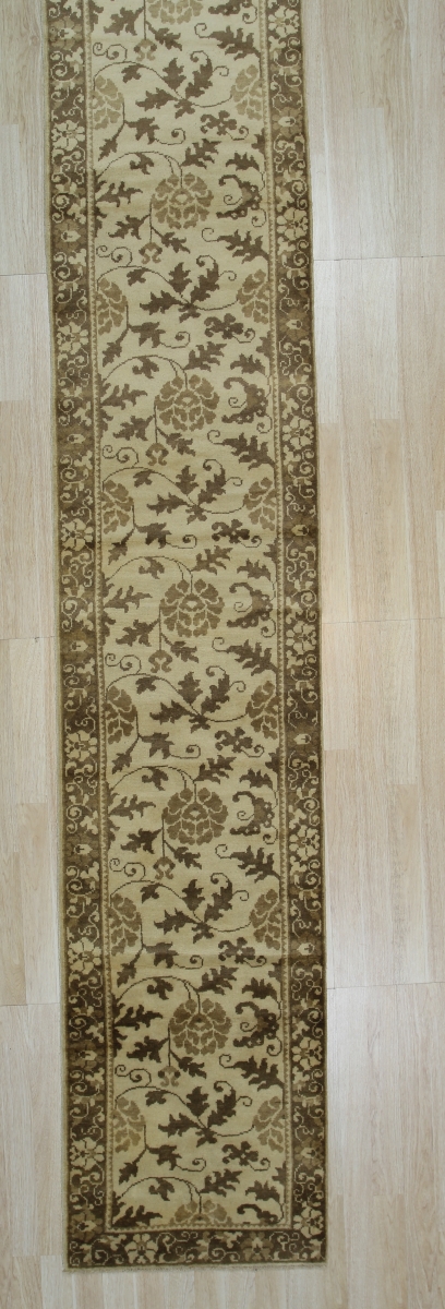 3 x 10 ft. Ningxia Transitional Area Rug - Beige