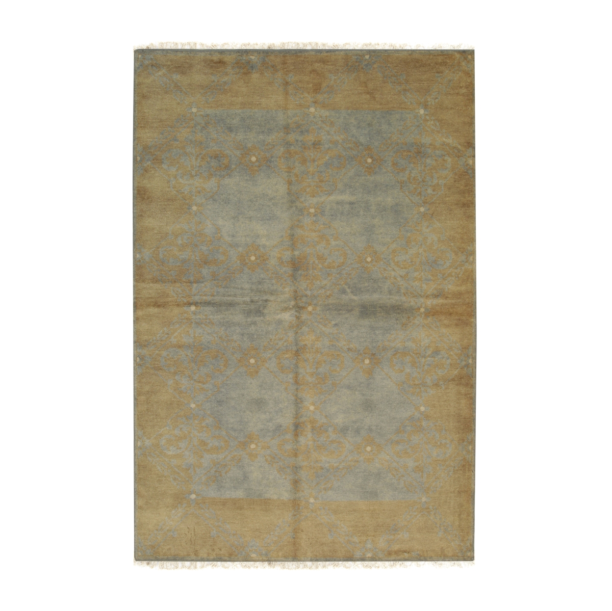 FAF163ABL10X14 10 x 14 ft. Blue Transitional All-Over Ningxia Rectangle Area Rug
