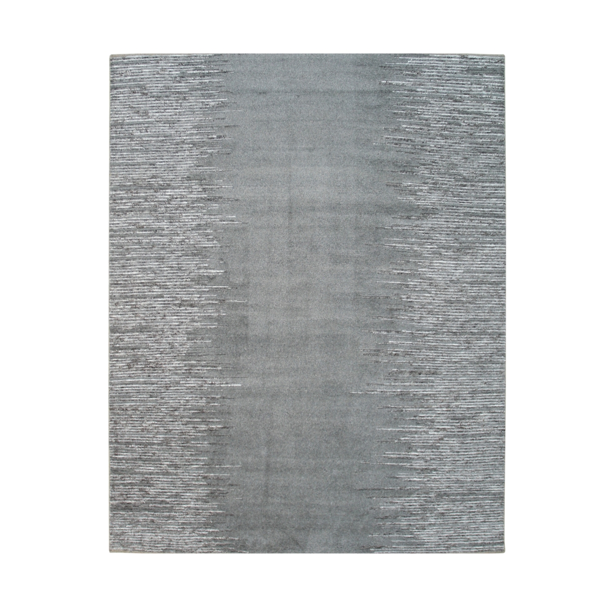 FM3GY8X10 8 x 10 ft. Hand-Knotted Gray Wool Rectangle Area Rug
