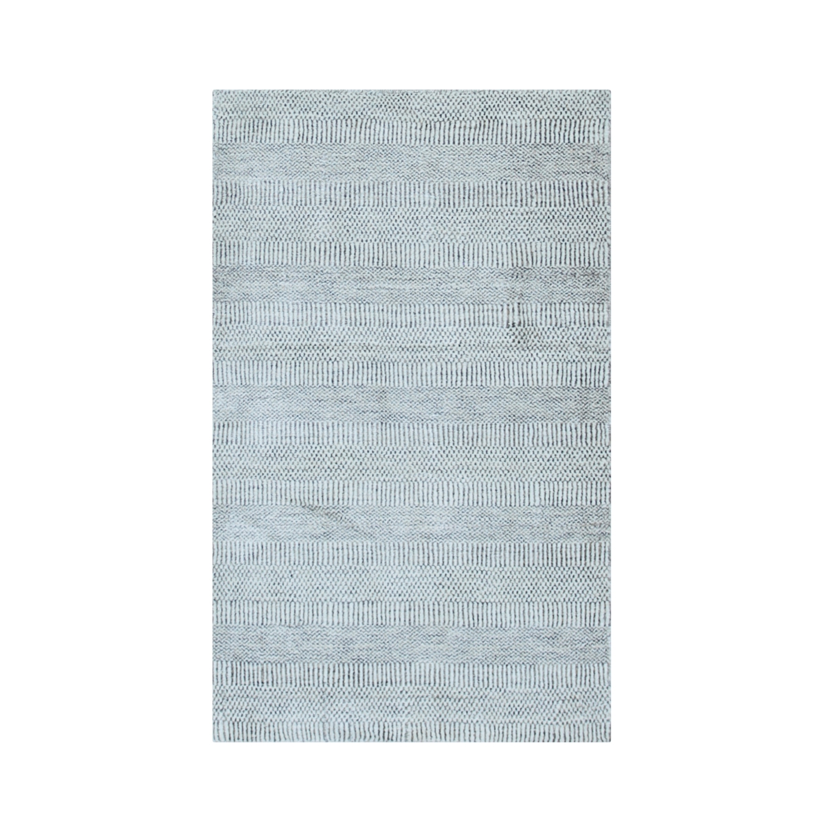 SC03BG2X4 2 x 4 ft. Hand-Knotted Wool Beige & Brown Modern Solid Grass Rectangle Area Rug
