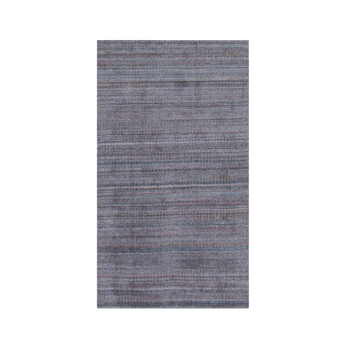 SC04MU2X4 2 x 4 ft. Multi Color Hand-Knotted Wool Modern Solid Loom Rectangle Area Rug