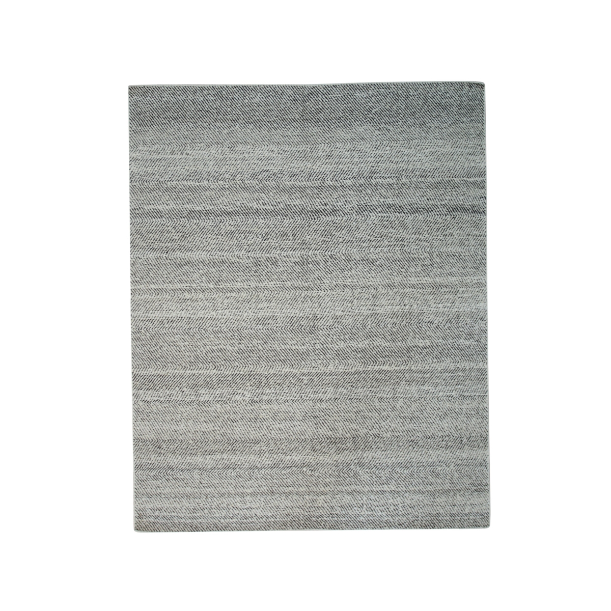SR308WT9X12 9 x 12 ft. Natural White Modern Contemporary Flatweave Rectangle Area Rug
